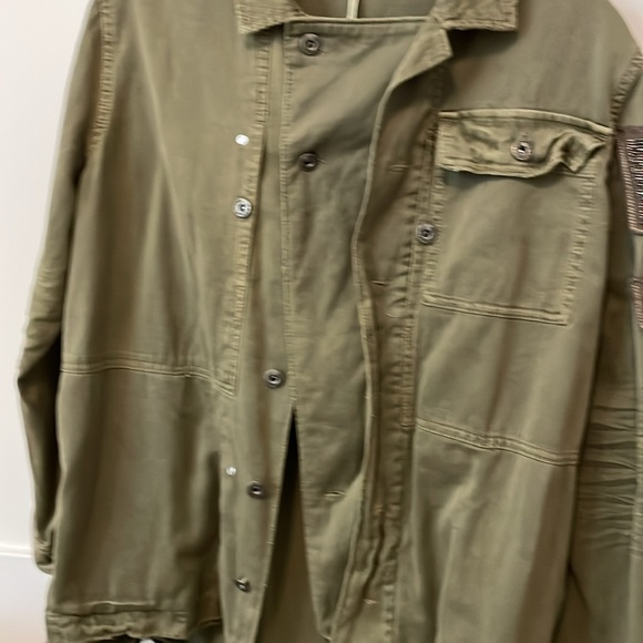 Green army jacket by free people - Picture 4 of 9